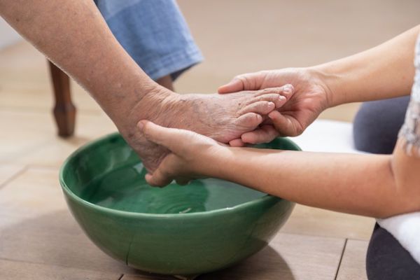 The importance of elderly foot care